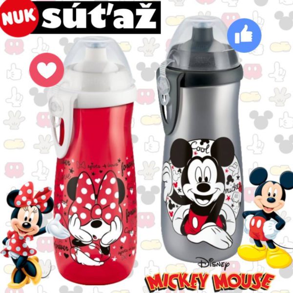 Súťaž o pohárik NUK 450ml s motívom Mickey Mouse