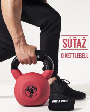 Súťaž o jeden z kettlebells GorillaSports