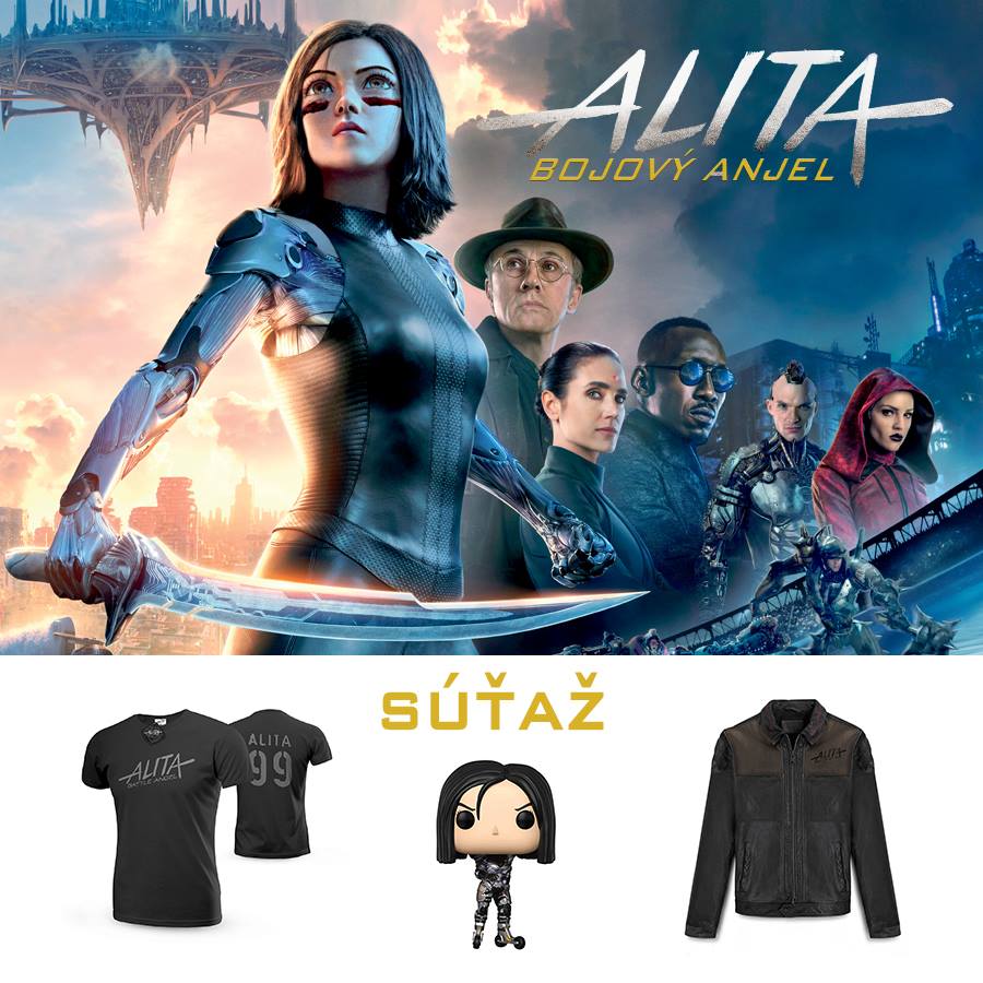 Súťaž o skvelé ceny s novým akčným scifi ALITA - Bojový anjel