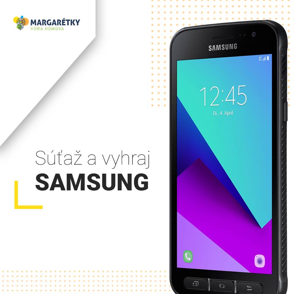 Súťaž o smartfón SAMSUNG XCover 4