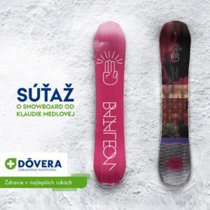 Súťaž o snowboard od Klaudie Medlovej