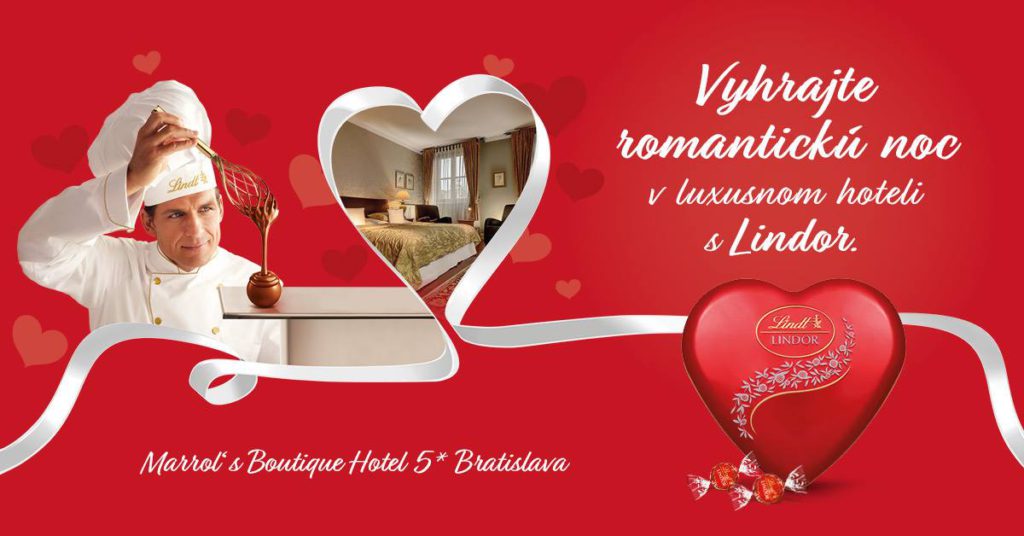 Vyhrajte s LINDOR romantickú noc v luxusnom hoteli Marrol's Boutique Hotel