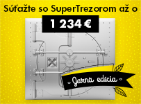Súťažte so SuperTrezorom o výhru 1.234€
