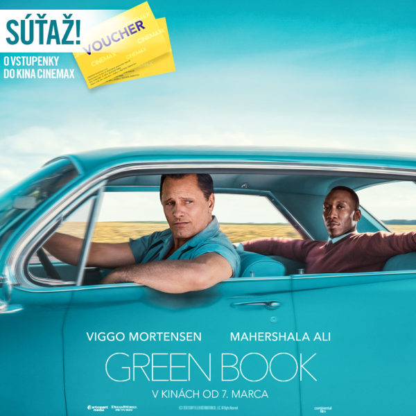 Súťaž o 2 vstupenky na film GREEN BOOK