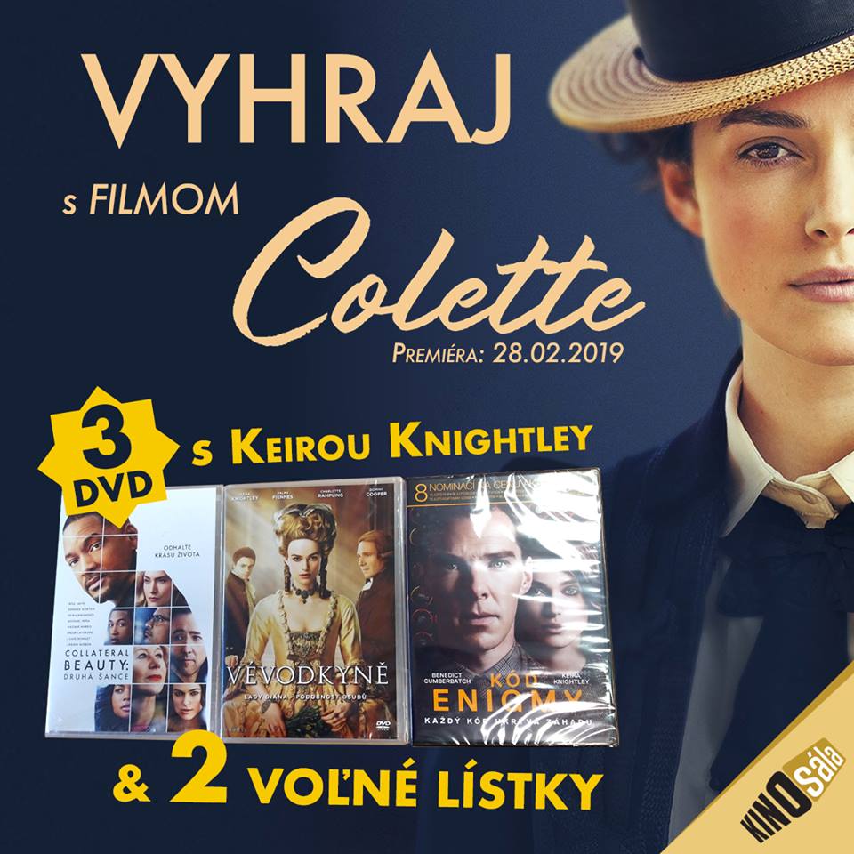 Súťaž s filmom Colette a s portálom Kinosála