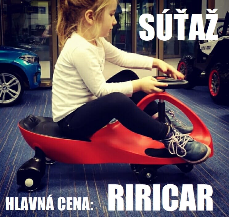 Sútaž o detské odrážadlo RIRICAR