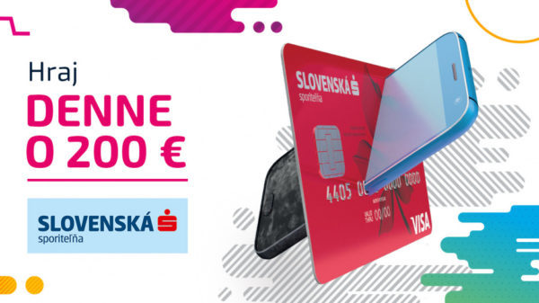 Hraj každý deň o 200 € od Slovenskej Sporiteľne