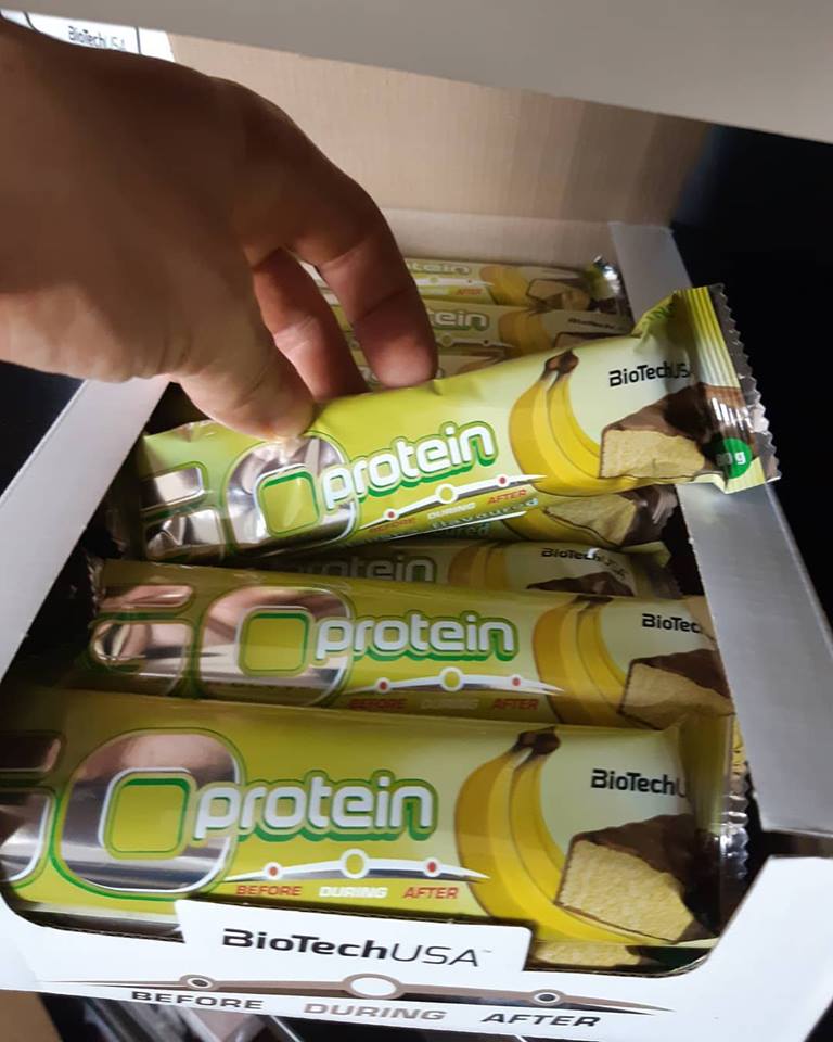 Súťaž o balíček proteínových tyčiniek Biotech USA GO Protein Bar