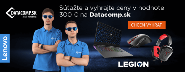 Súťažte a vyhrajte ceny v hodnote 300€ od Datacomp.sk