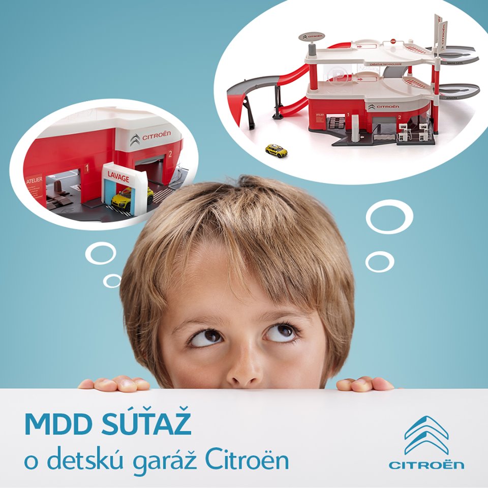 MDD súťaž o detskú garáž Citroën