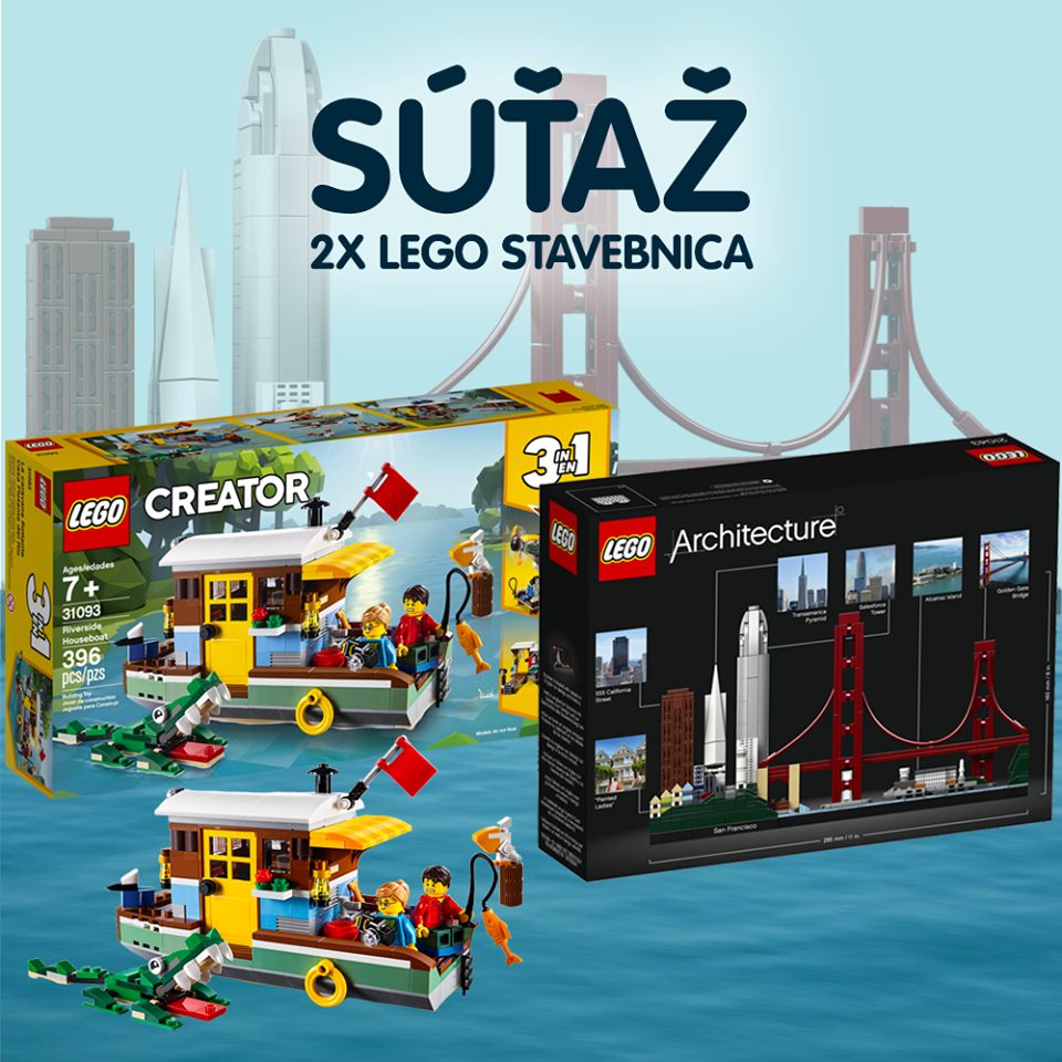 Súťaž o 2 stavebnice LEGO