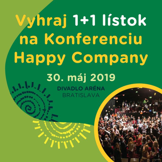 Súťaž o 2 vstupy na konferenciu Happy Company