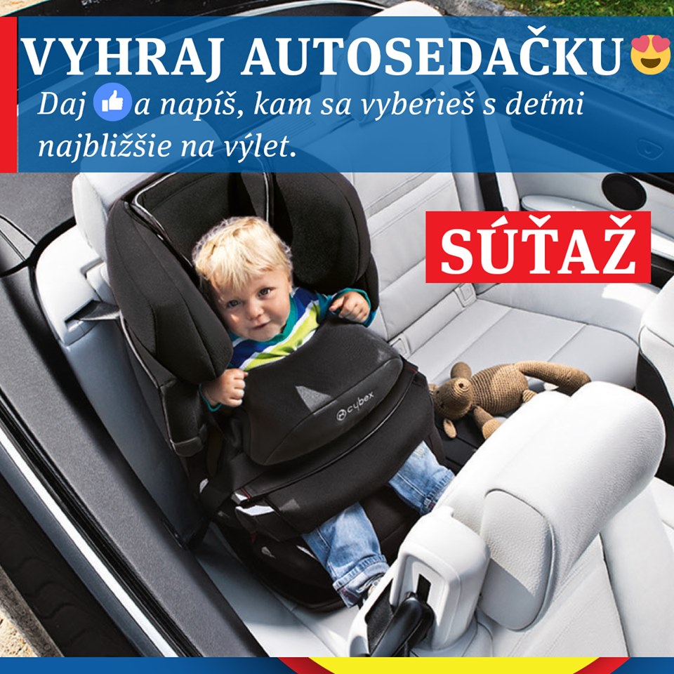 Súťaž o autosedačku značky Cybex