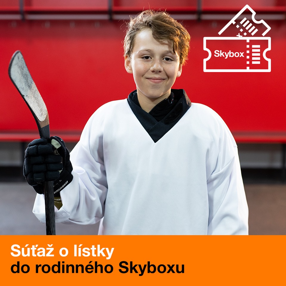 Súťaž o lístky na hokejový zápas do rodinného Skyboxu