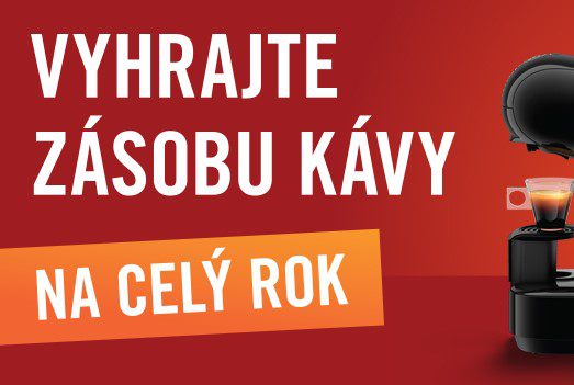 Súťaž o zásoby lahodnej kávy NESCAFE Dolce Gusto na celý rok!