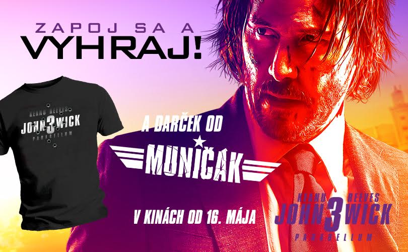 Súťaž s filmom John Wick 3 Parabellum a s portálom Kinosála