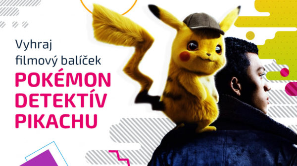 Súťaž o filmový balíček k filmu Pokémon detektív Pikachu