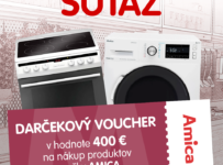 Súťaž o voucher na nákup produktov Amica v hodnote 400 €