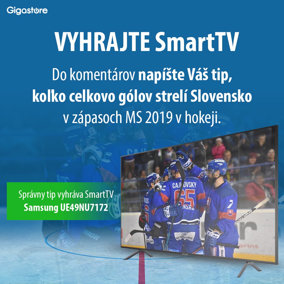 Vyhrajte SmartTV od Gigastore.sk