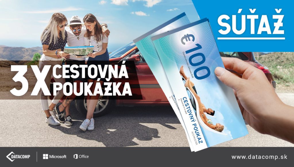 Súťaž o cestovné poukazy v hodnote 300€