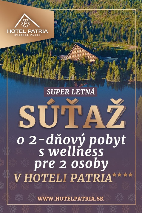 Súťaž o dvojdňový pobyt s raňajkami a wellness pre 2 osoby