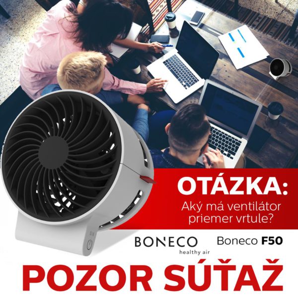 Súťaž o ventilátor značky BONECO