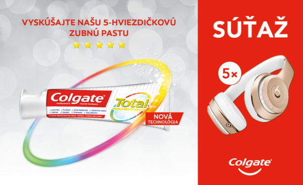 Súťažte s COLGATE o štýlové slúchadlá Beats