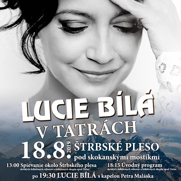 Súťaž o lístky na koncert LUCIE BÍLEJ