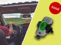 Súťaž o držiak do auta s bezdrôtovým nabíjaním