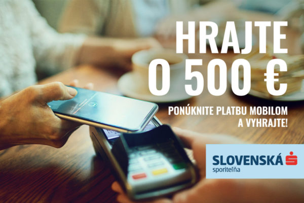 Hrajte o 500 € so Slovenskou sporiteľňou