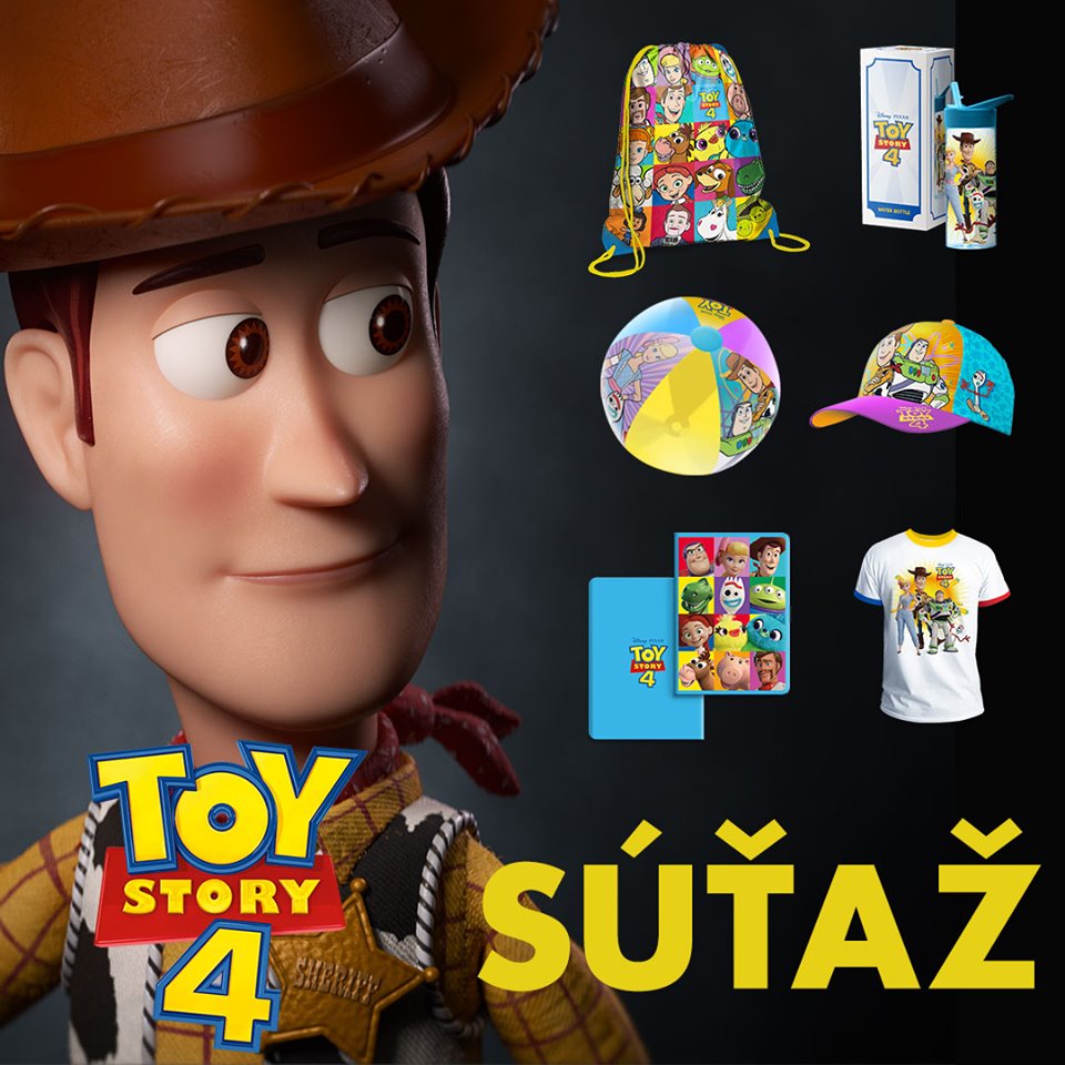 Súťažíme s animákom Toy Story 4