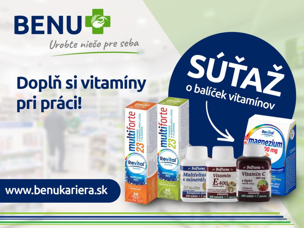 Súťaž o balíček vitamínov