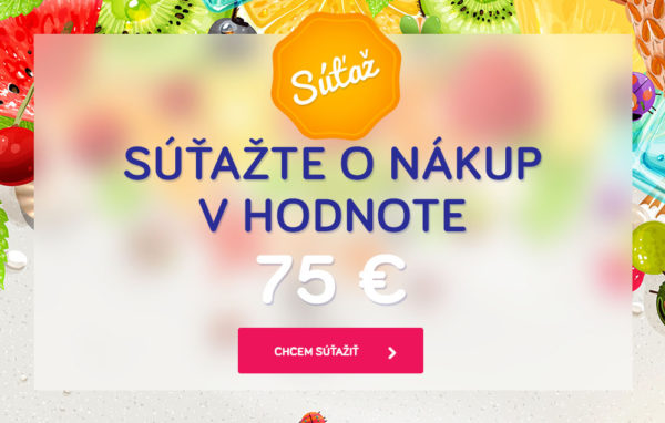 Súťaž o nákup v hodnote 75 euro