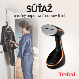 Súťaž o ručný naparovač odevov Tefal DT9100E0 Access Steam Care