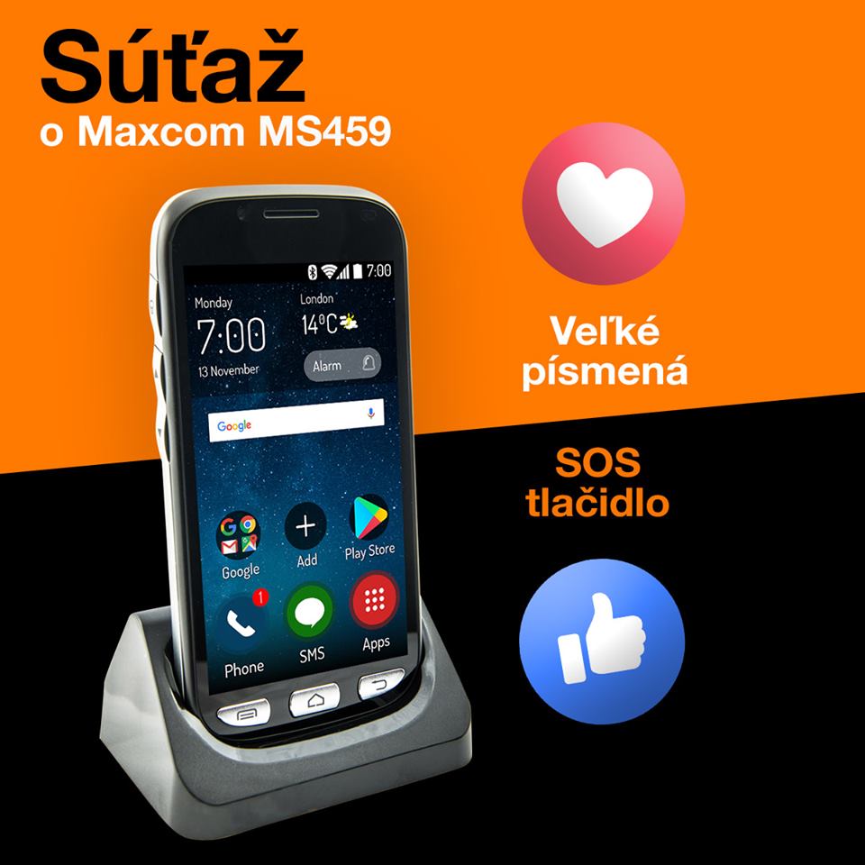 Súťaž o telefón Maxcom MS459