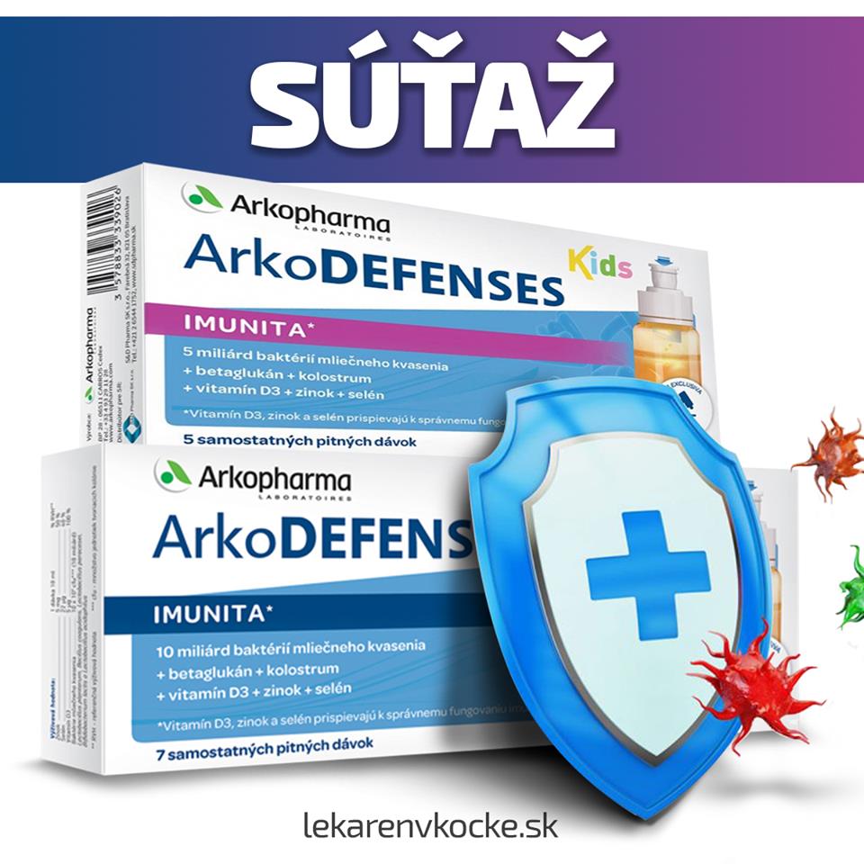 Súťaž o výživové doplnky Arko defenses