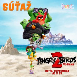 Súťaž so Špuntíkom a ANGRY BIRDS vo filme