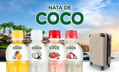 Súťažte s NATA DE COCO o dovolenku do Egypta a cestovné kufre