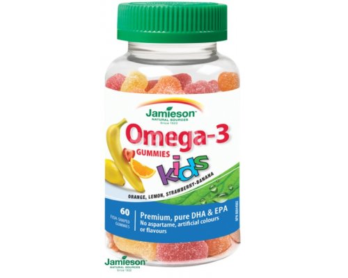 Súťaž o 3 balenia Omega-3 Gummies pre deti