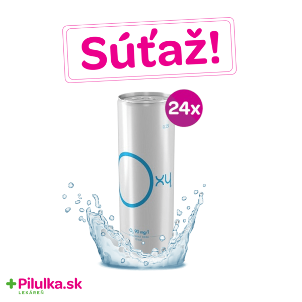 Vyhrajte Oxywater kyslíkovú vodu 24 x 250ml