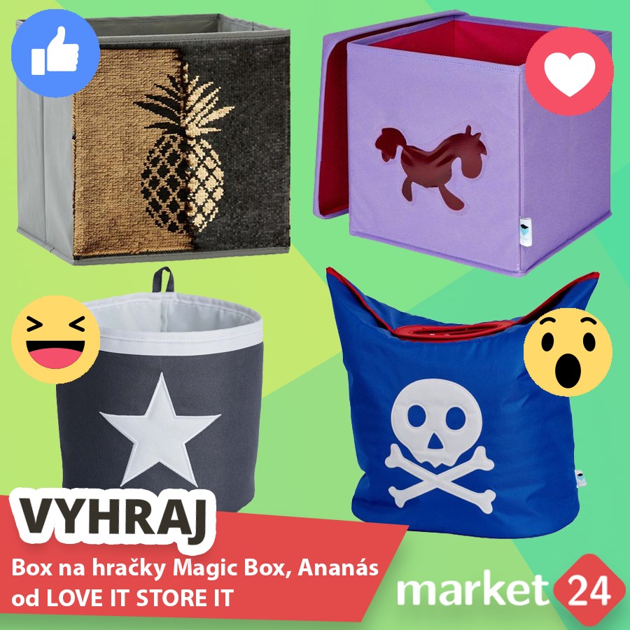 Súťaž o box na hračky Magic Box, Ananás od LOVE IT STORE IT