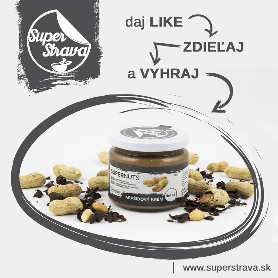 Súťaž o Arašidový krém Deluxe 300g