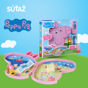 Súťaž o hrací set so zvukmi Pepa Pig na pláži