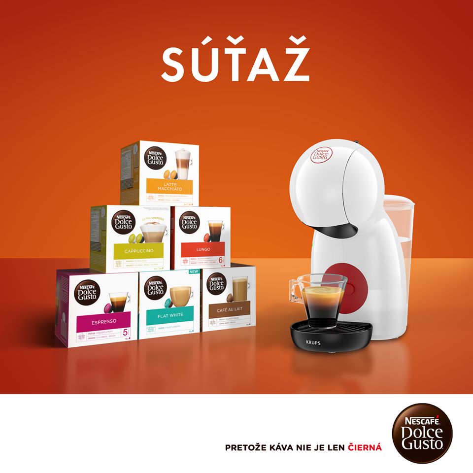 Súťaž o kávovar NESCAFÉ Dolce Gusto Piccolo XS