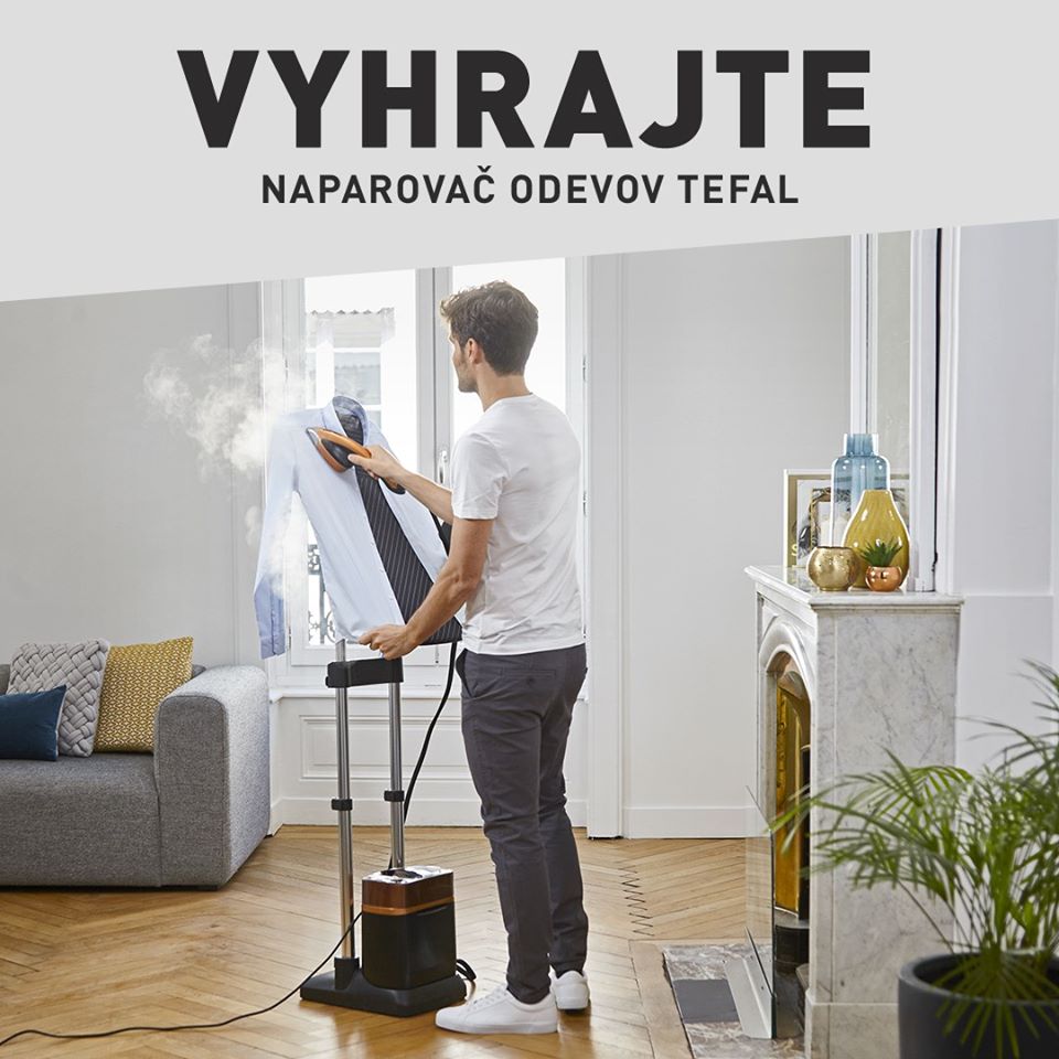 Súťaž o naparovač odevov Tefal QT2020E0 IXEO