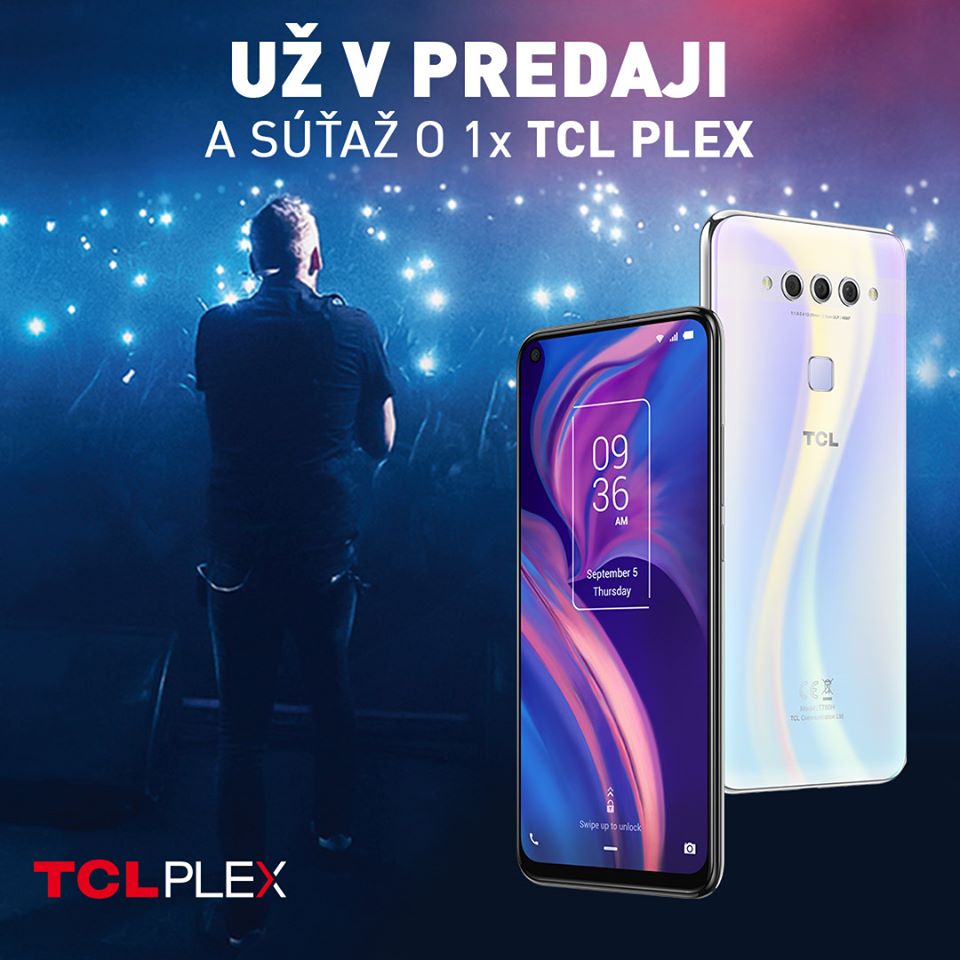 Súťaž o nový smartfón TCL Plex od NAY