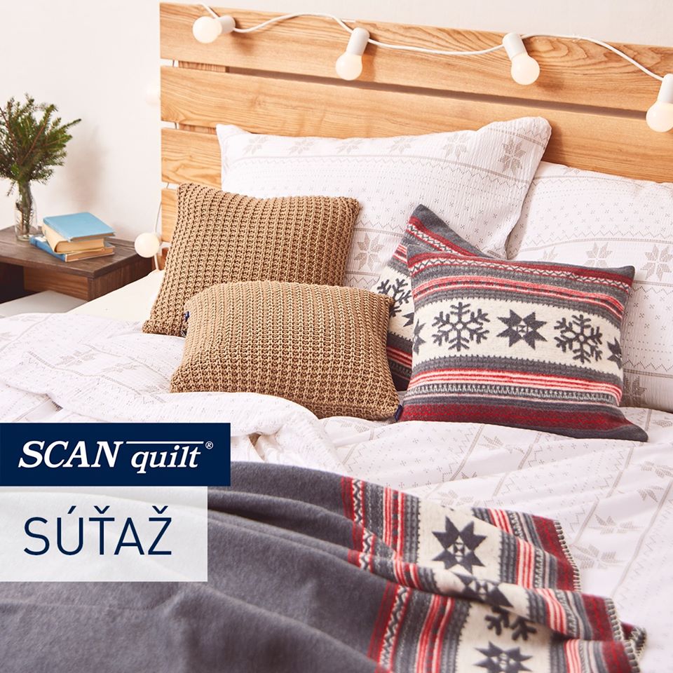 Súťaž o poukaz v hodnote 100€ do e-shopu SCANquilt