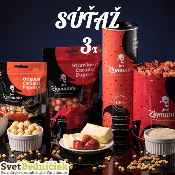 Súťaž o unikátny voňavý slovenský gourmet popcorn