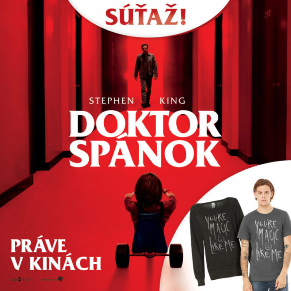 Súťaž o dámsku mikinu a pánske tričko s motívom filmu Doktor Spánok