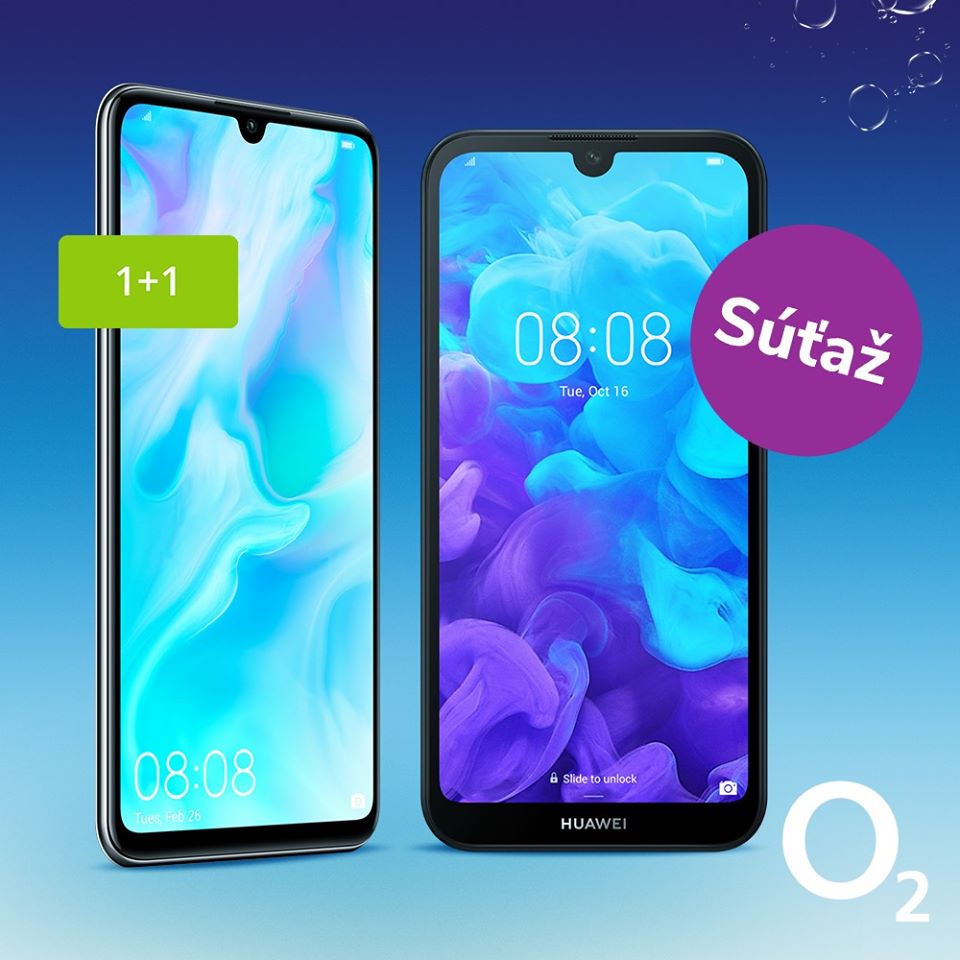 Vyhrajte dva smartfóny Huawei od O2